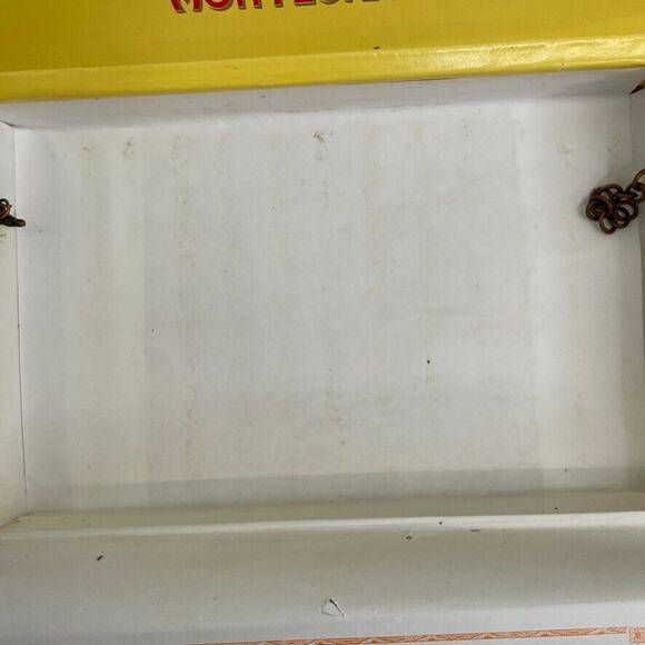 Cigar Box Purse Womens Yellow Wooden Clutch Chain Shoulder Bag Unique Handmade - Picture 8 of 10